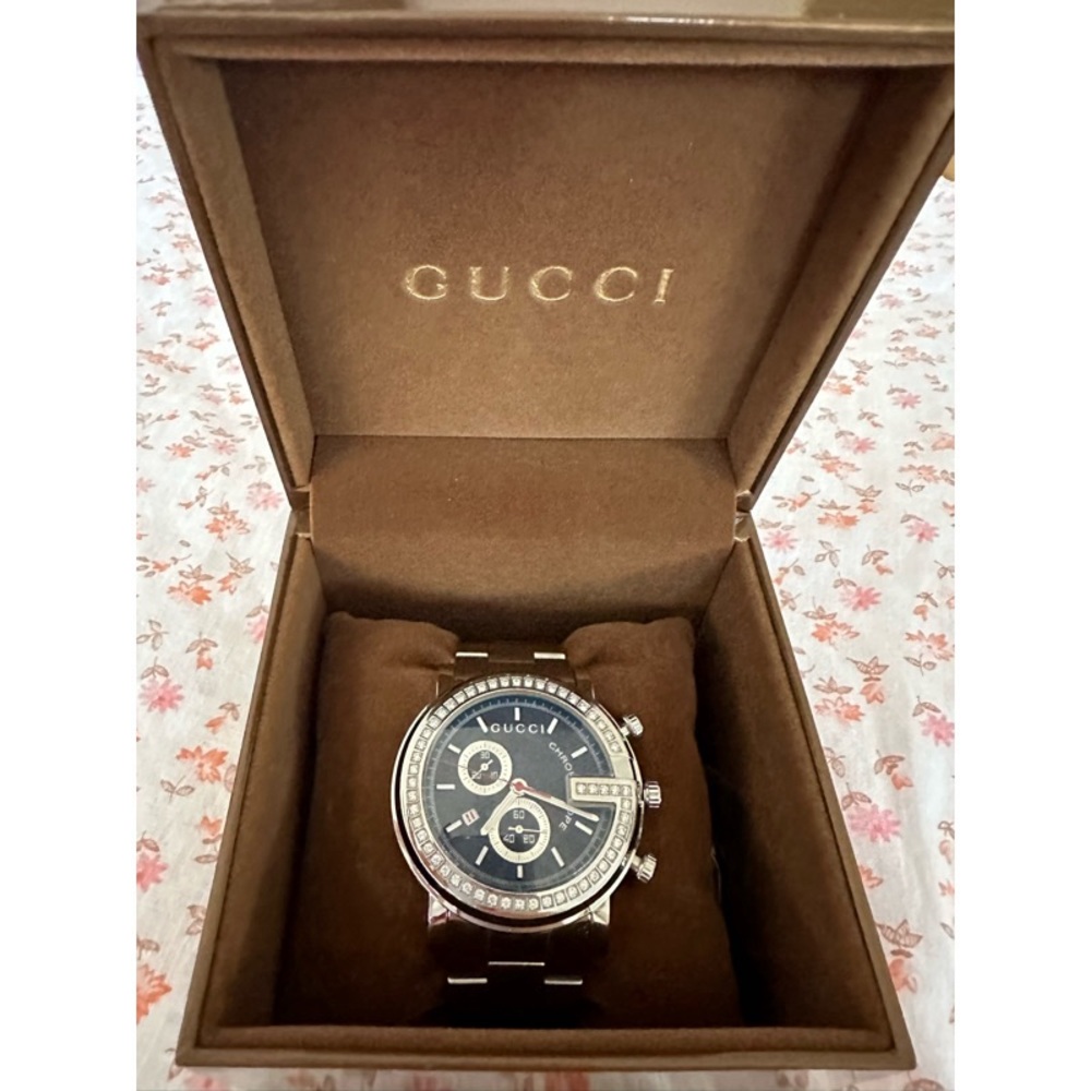 Gucci Diamond Watch YA101324 54 Diamond 101M Chrono